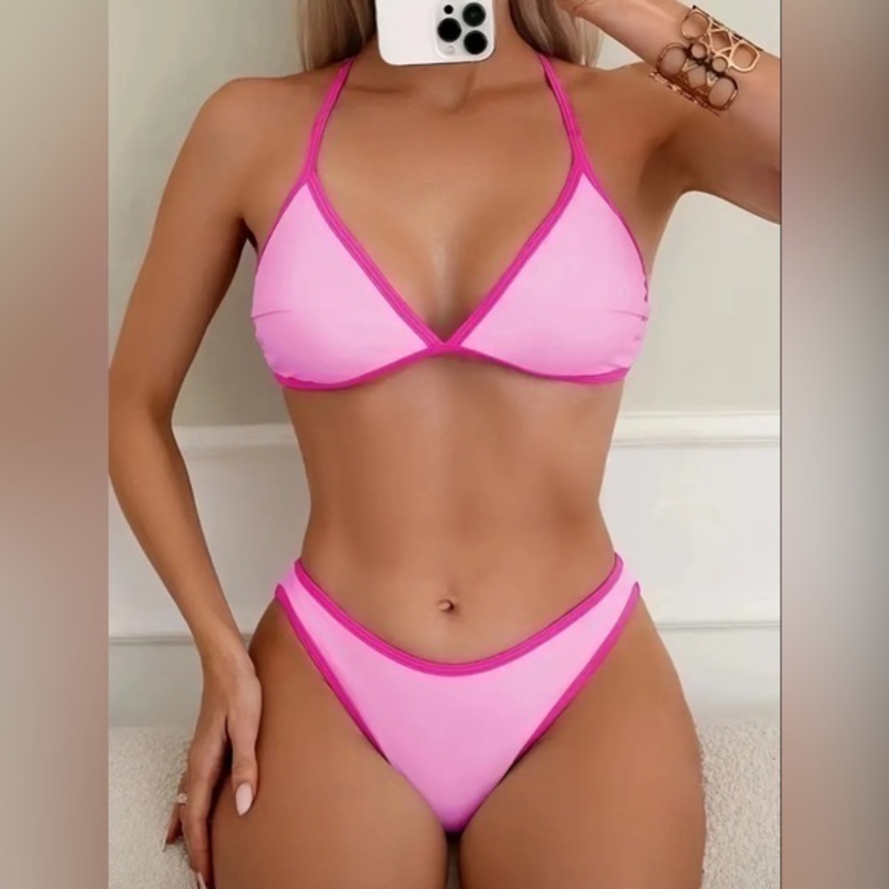 2 Piece Triangle Bikini Swimsuits